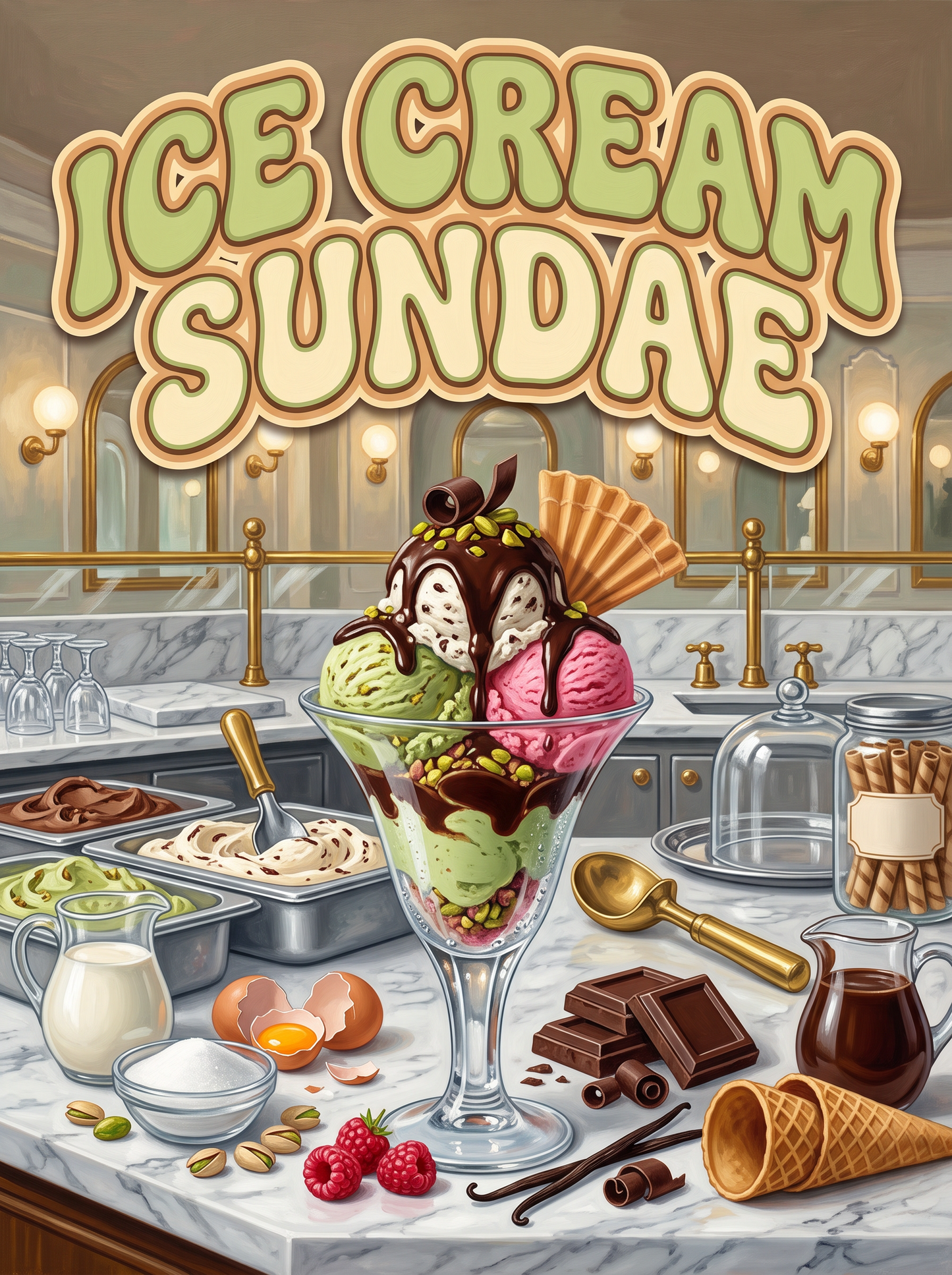 Ice Cream Sundae at the Fountain