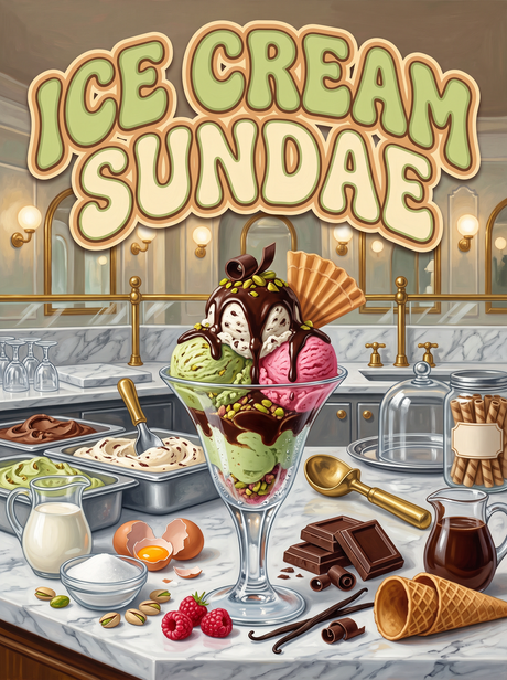 Ice Cream Sundae at the Fountain