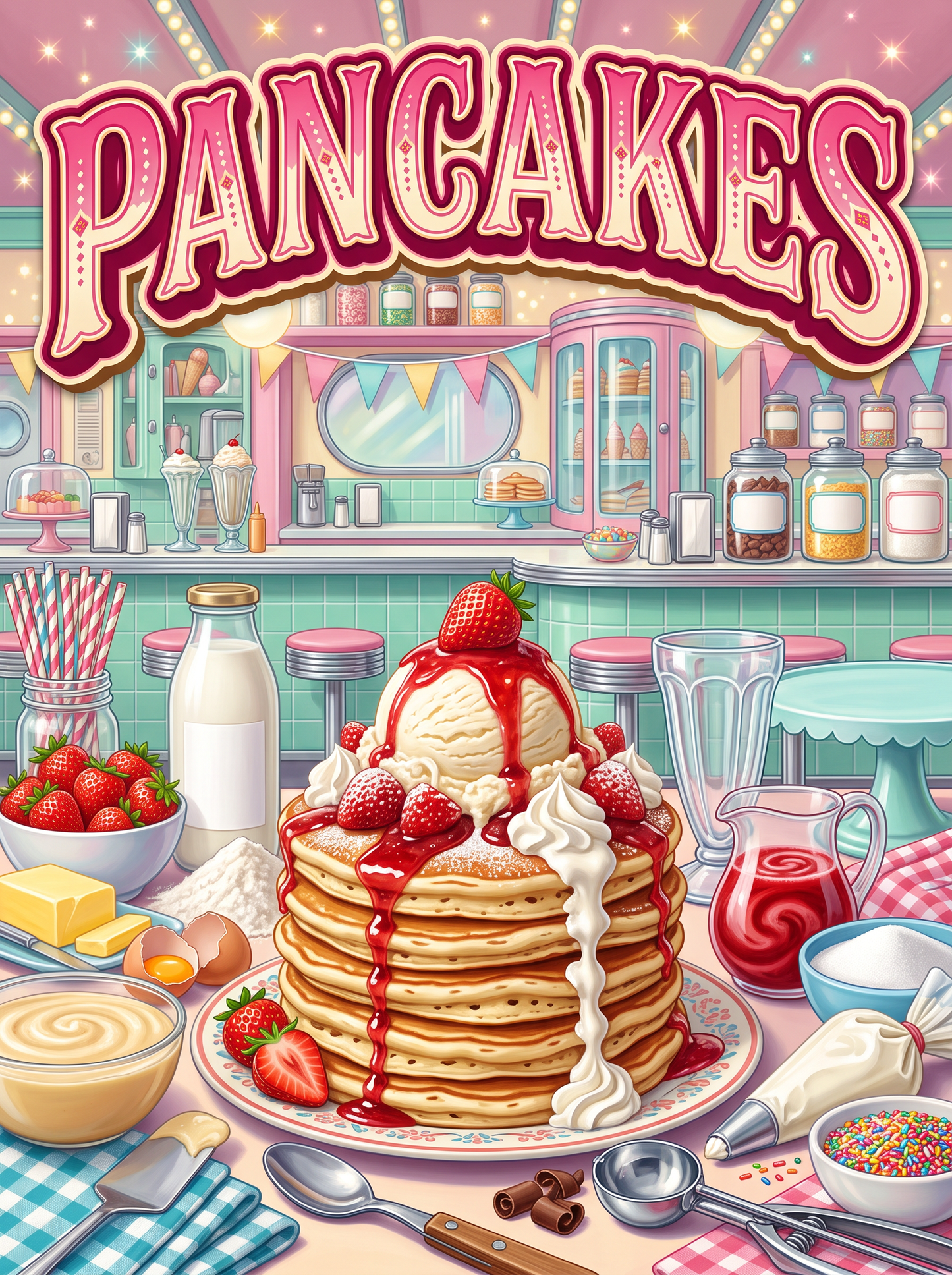 Pancakes at the Soda Counter