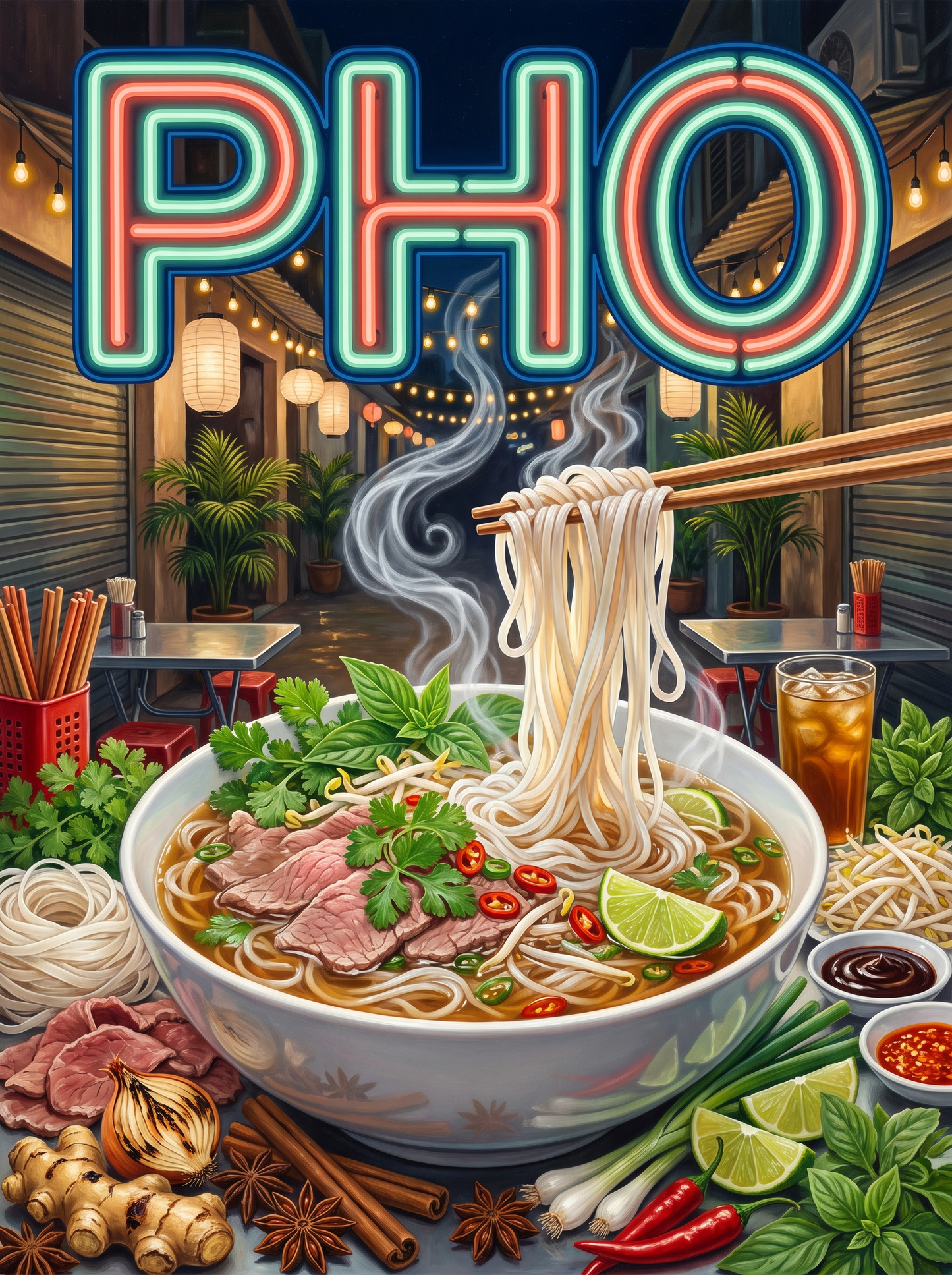 Pho in the Night Market