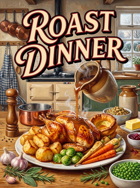 Roast Dinner at the Aga
