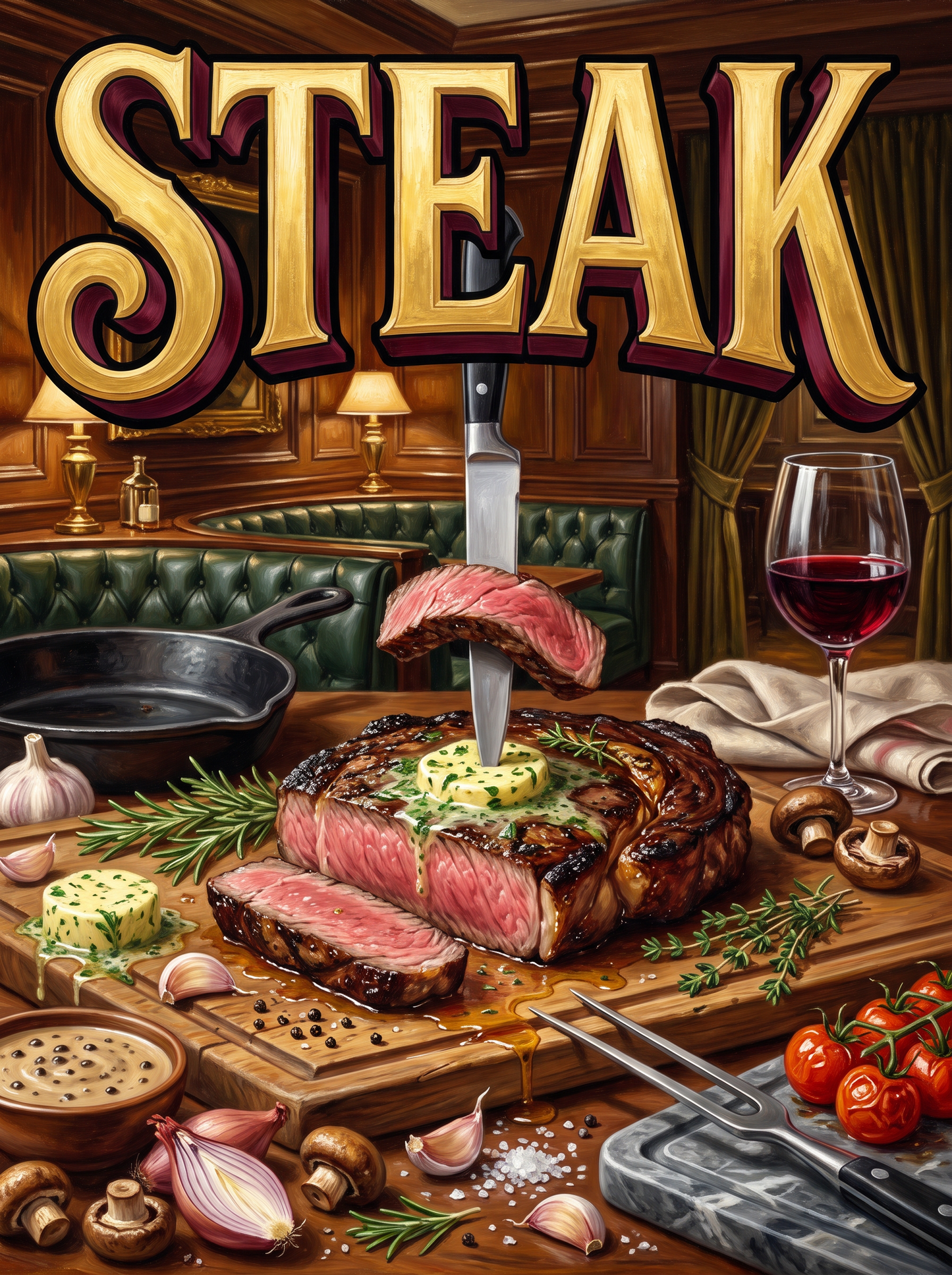 Steak at the Steakhouse