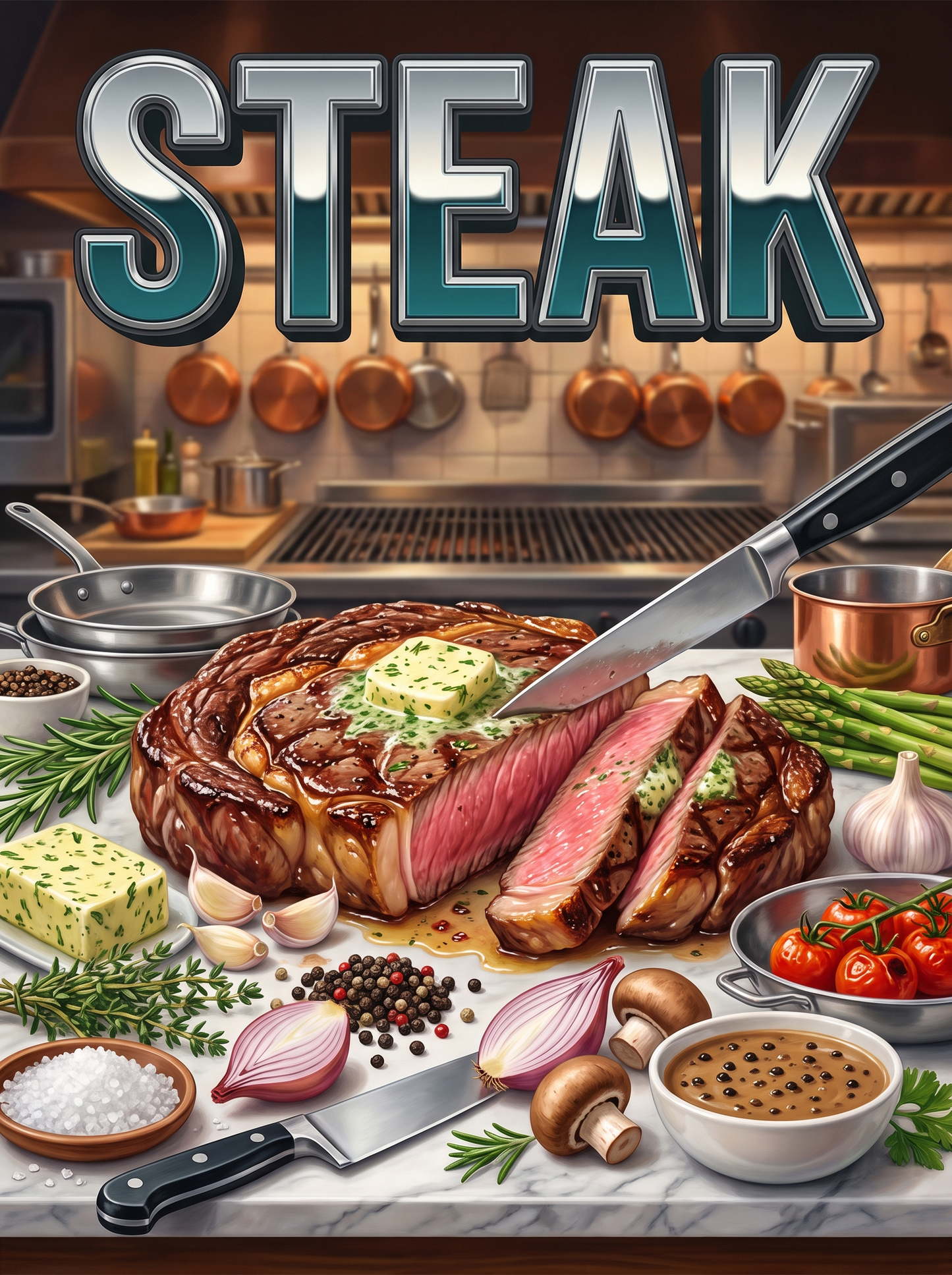 Steak in the Chef's Kitchen