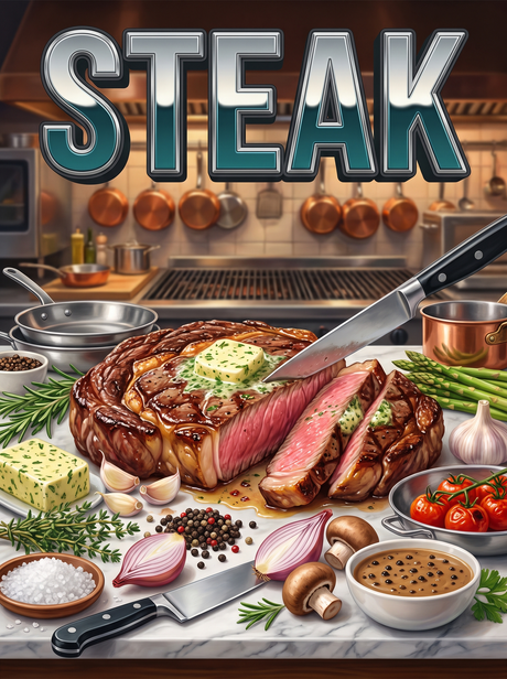 Steak in the Chef's Kitchen