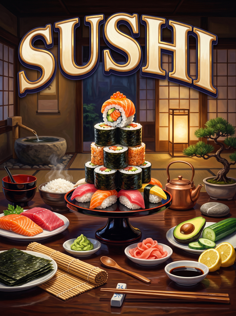 Sushi in the Tatami Room