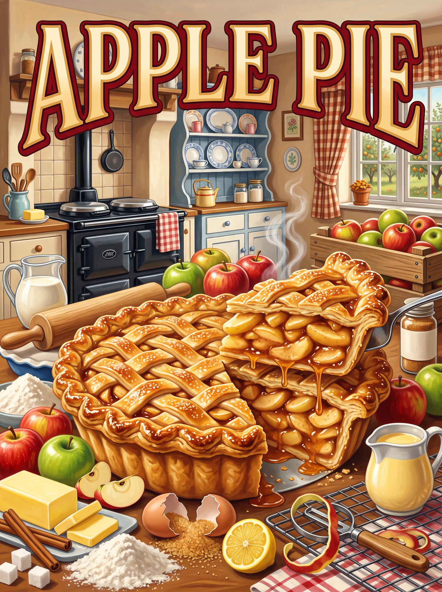 Apple Pie in the Cottage Kitchen
