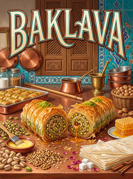 Baklava in the Old Kitchen