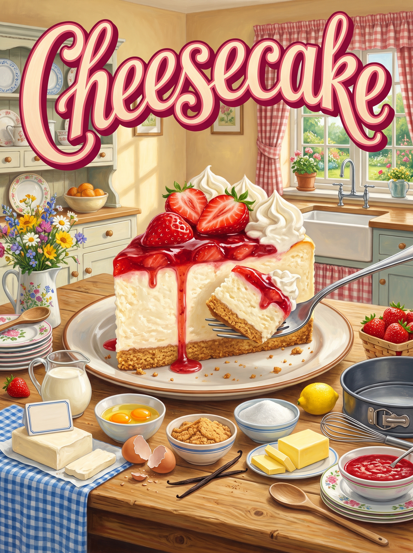 Cheesecake by the Cottage Window