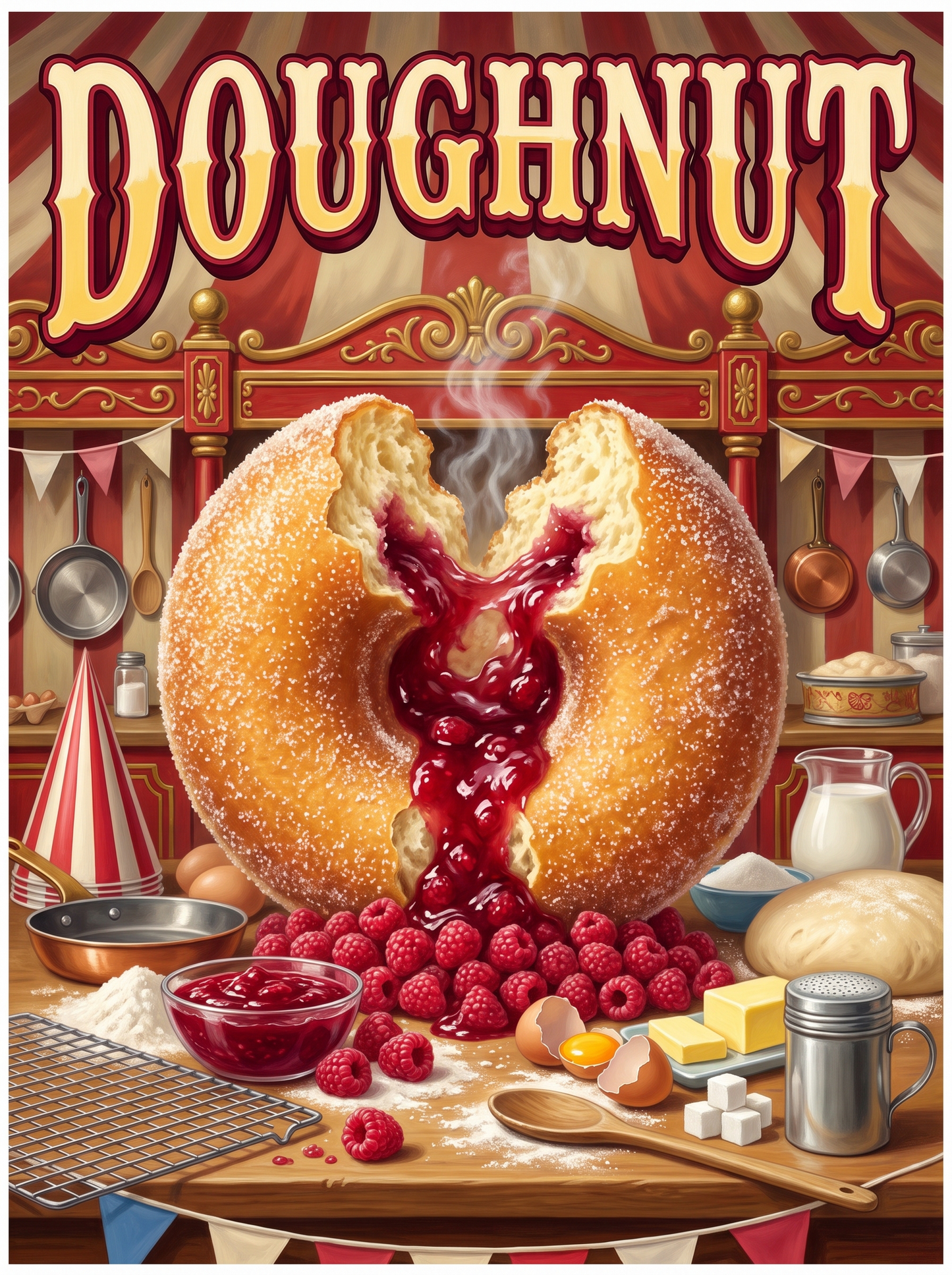 Doughnut at the Funfair