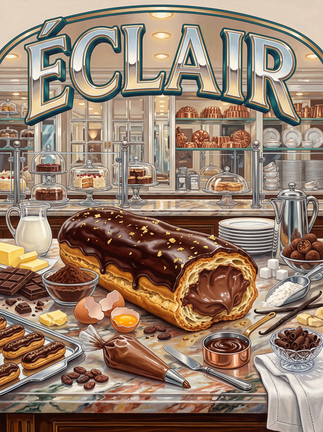 Éclair in the Shop Window
