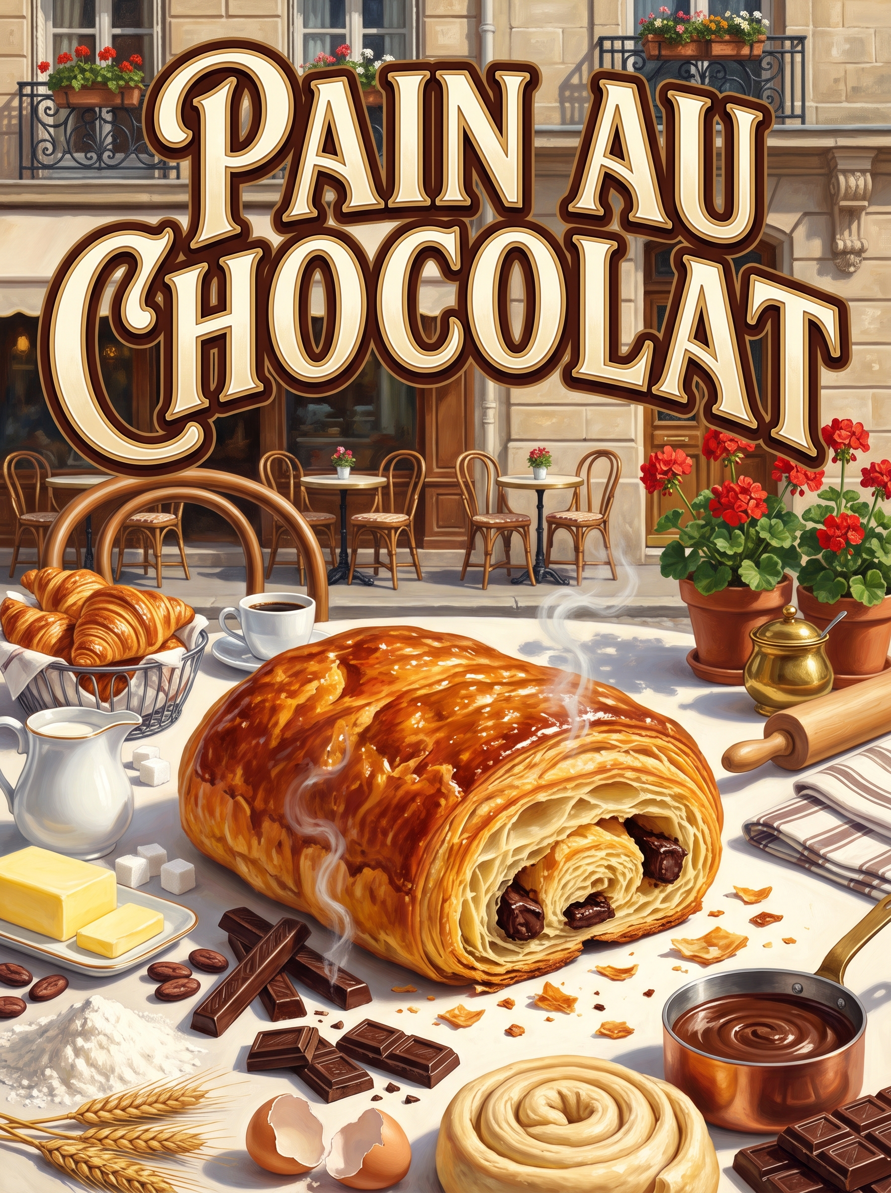 Pain au Chocolat in Paris