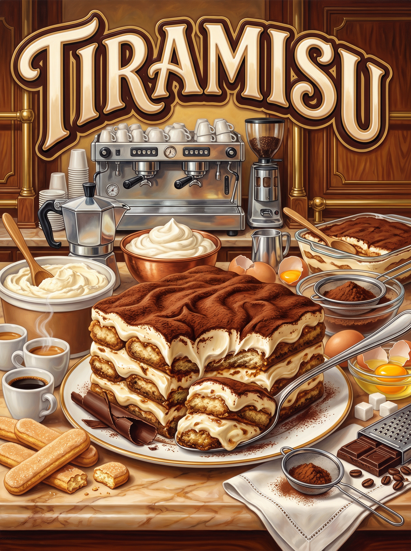 Tiramisu at the Coffee Bar