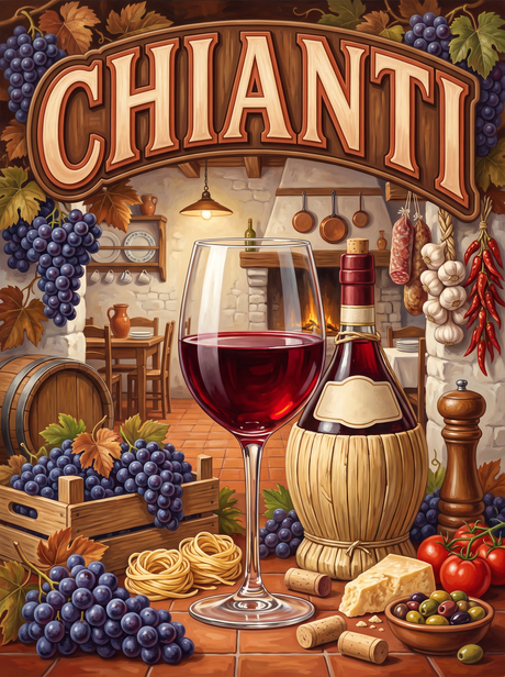 Chianti in the Trattoria
