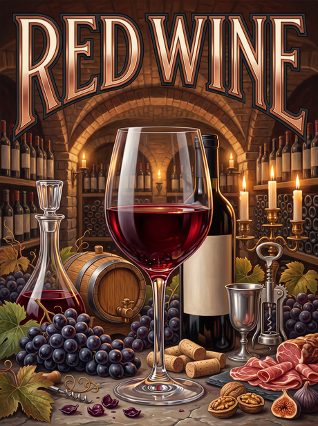 Red Wine in the Cellar