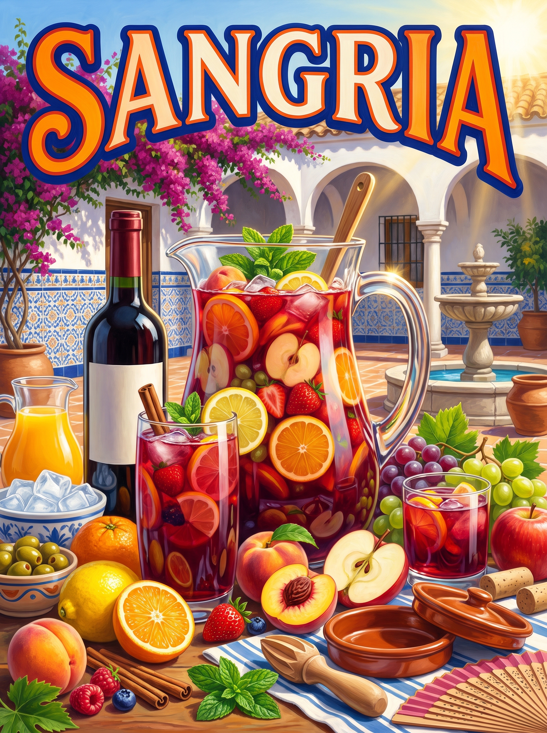 Sangria in the Courtyard