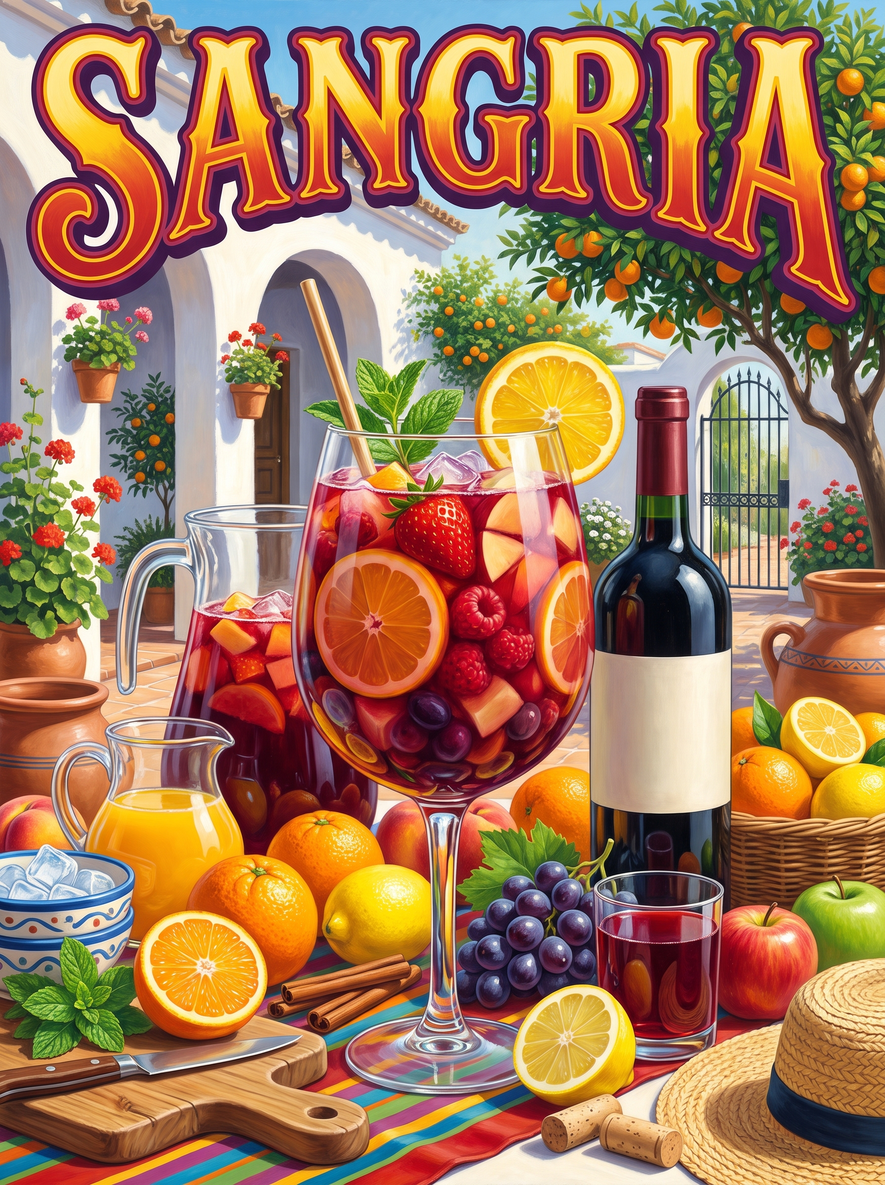 Sangria Under the Orange Trees