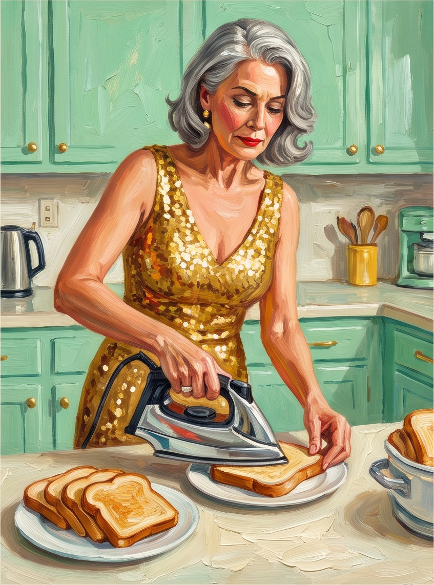 Ironing The Toast