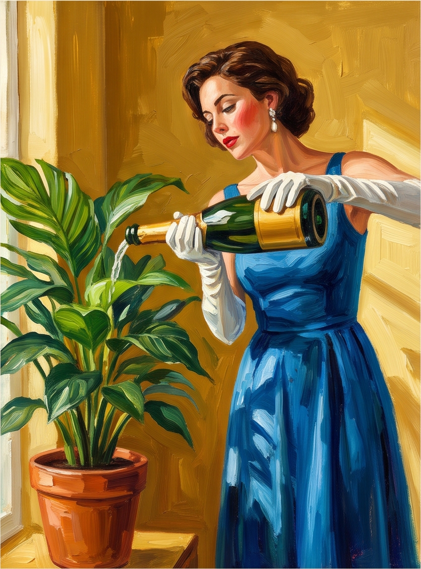Champagne For The Plants