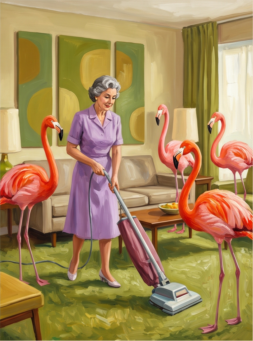 Hoovering Around The Flamingos