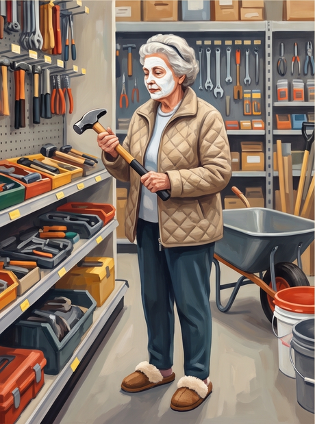 Face Mask And Hammer