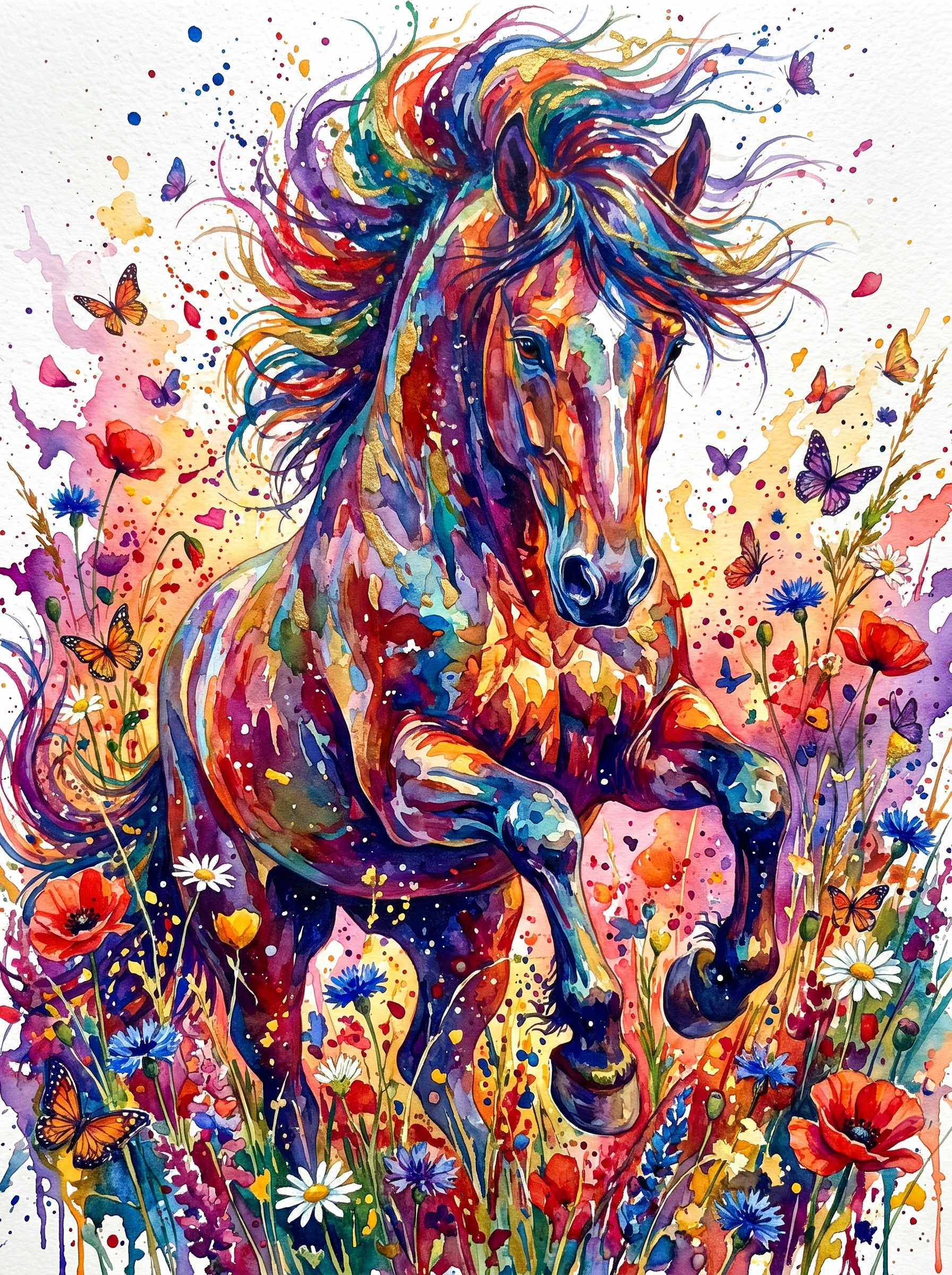 Wildflower Paint Horse