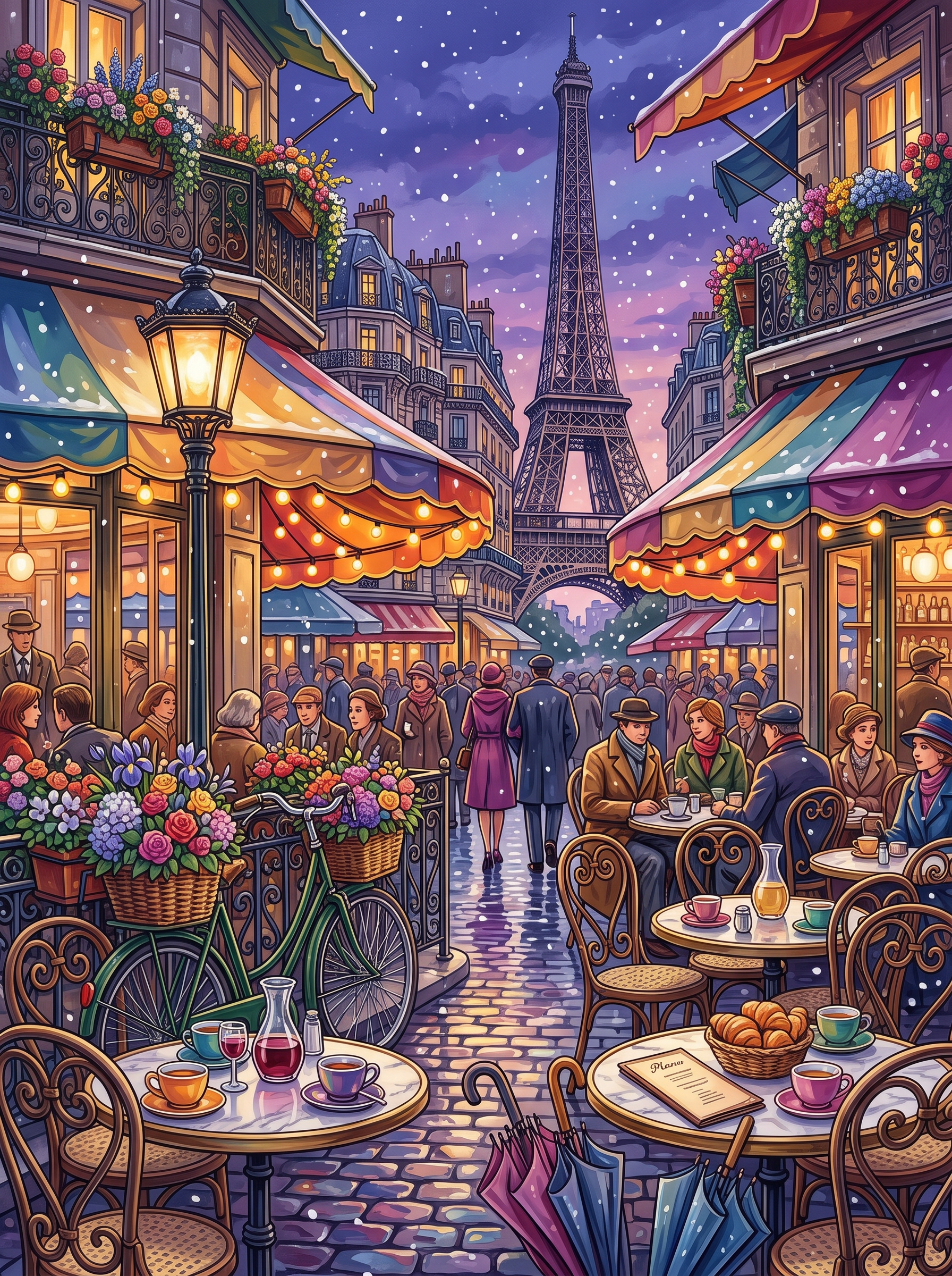Paris Cafe Beneath the Tower