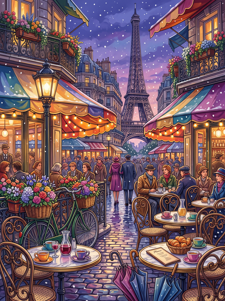 Paris Cafe Beneath the Tower