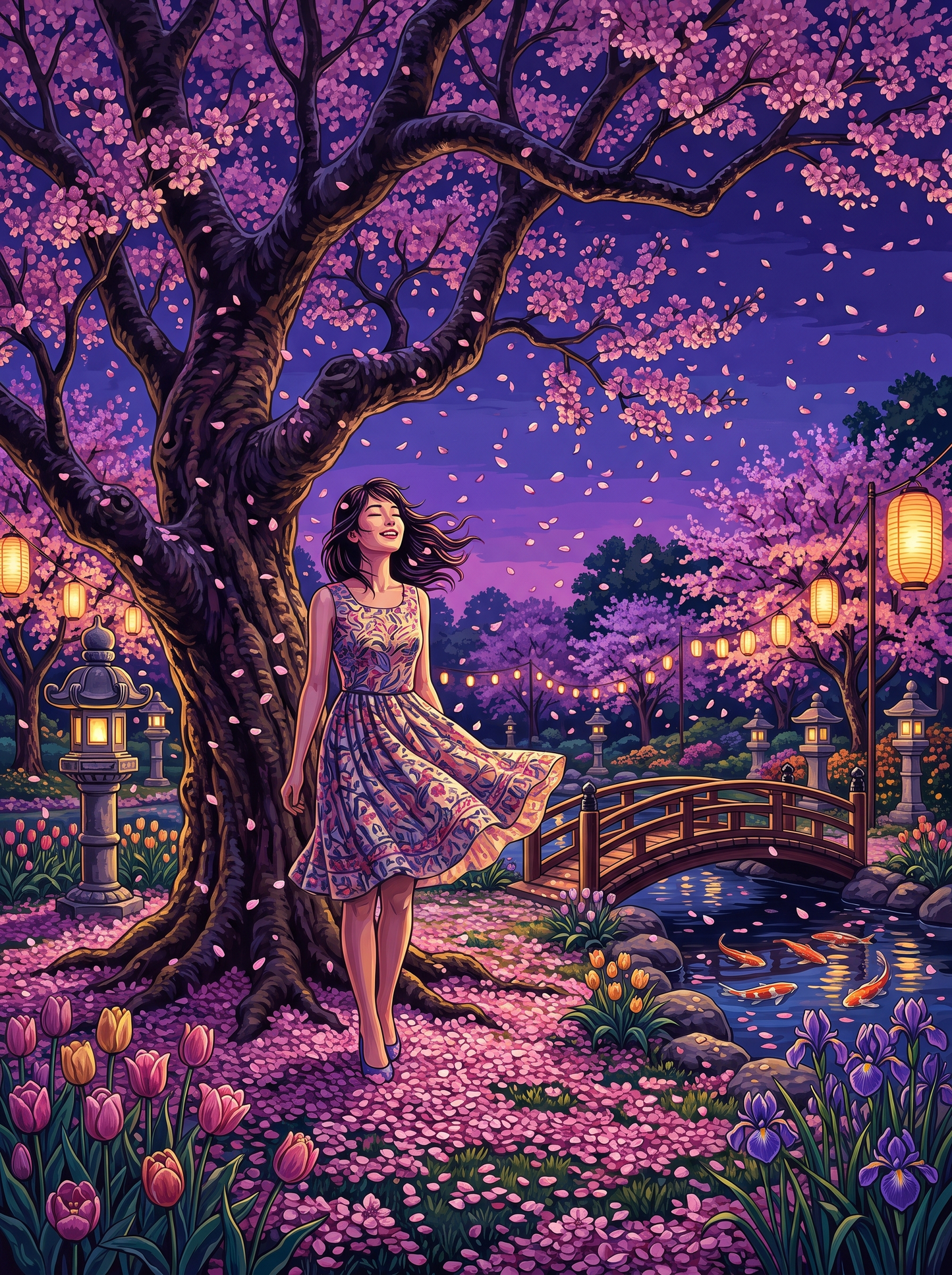 Dancing in the Blossom Storm