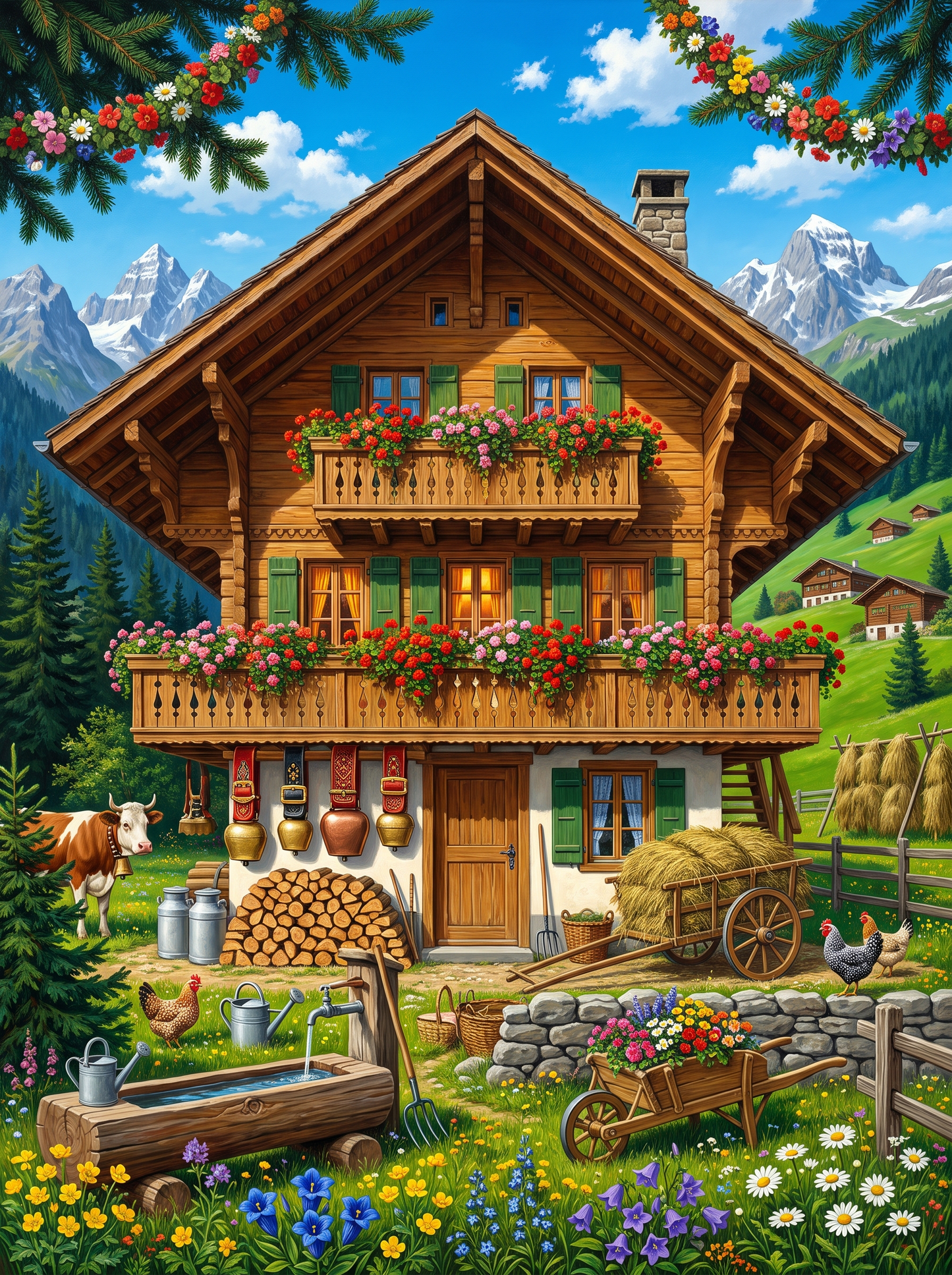 Swiss Alpine Chalet