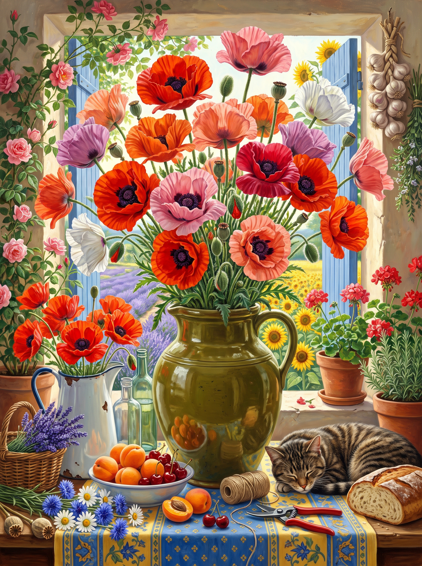 Poppies At The Window