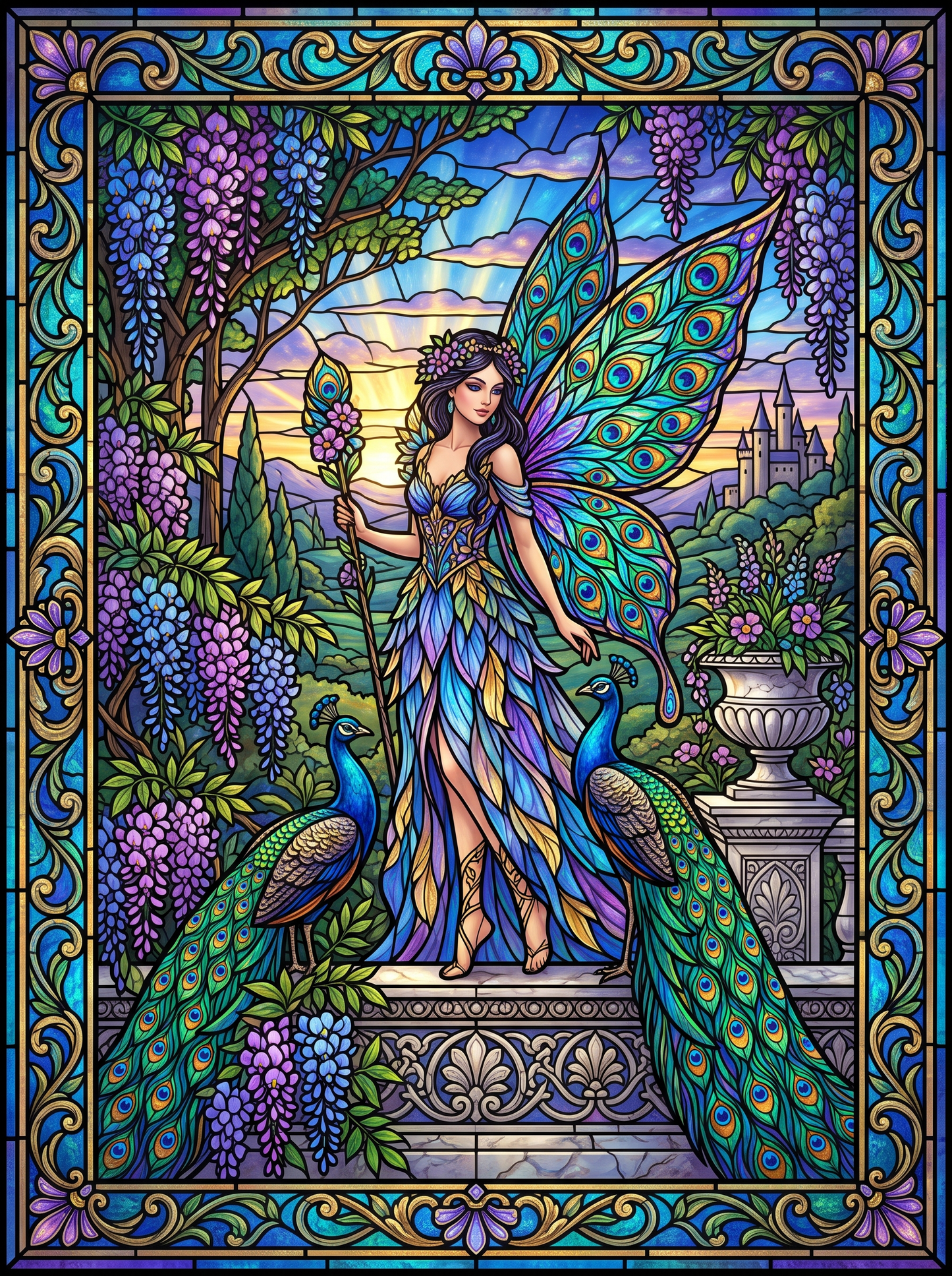 Peacock Balustrade Fairy