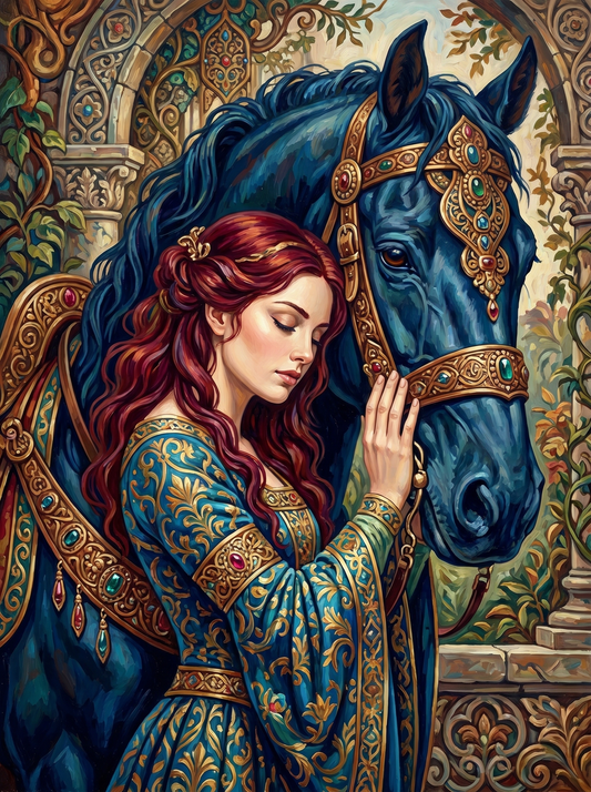 Before the Ride (100 Color Diamond Painting)