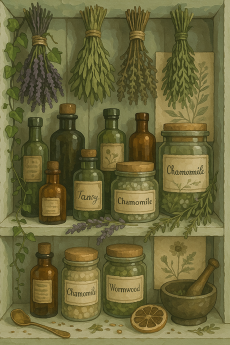 The Herbalist’s Cabinet (Diamond Painting) Diamond Painting kit