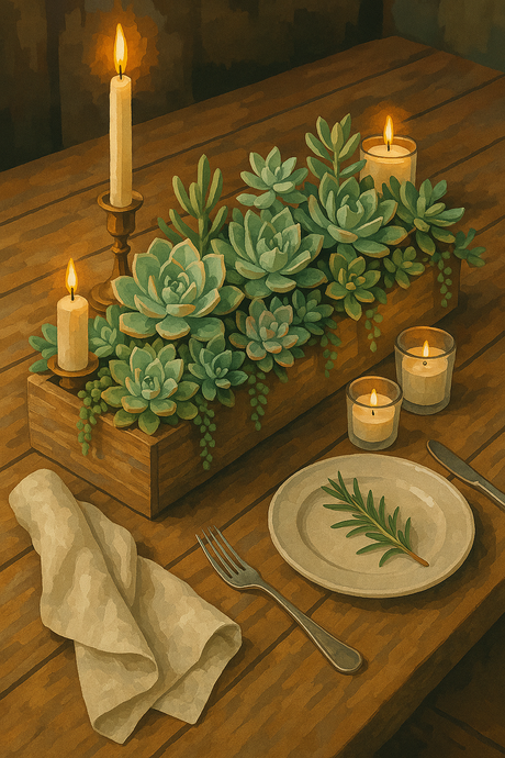 Succulent Evening Rituals (Diamond Painting) Diamond Painting kit