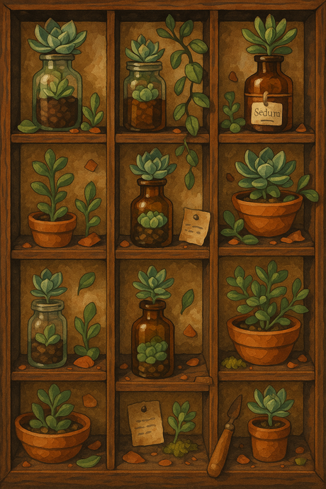 Shelf Life: Succulents (Diamond Painting) Diamond Painting kit