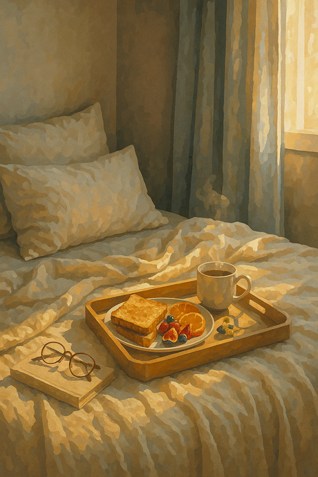 Breakfast in Bed (Diamond Painting) Diamond Painting kit