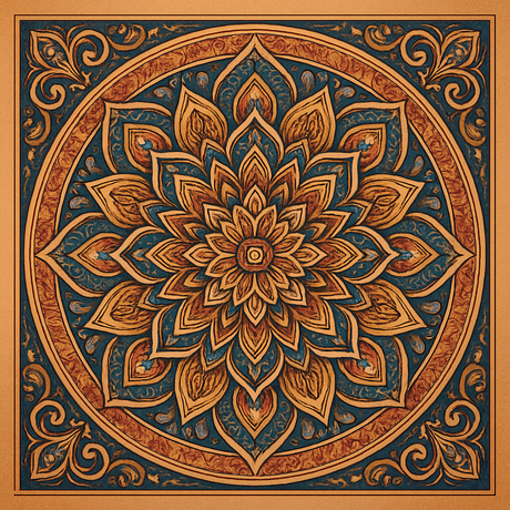 Royal Bloom Mandala (Diamond Painting) Diamond Painting kit