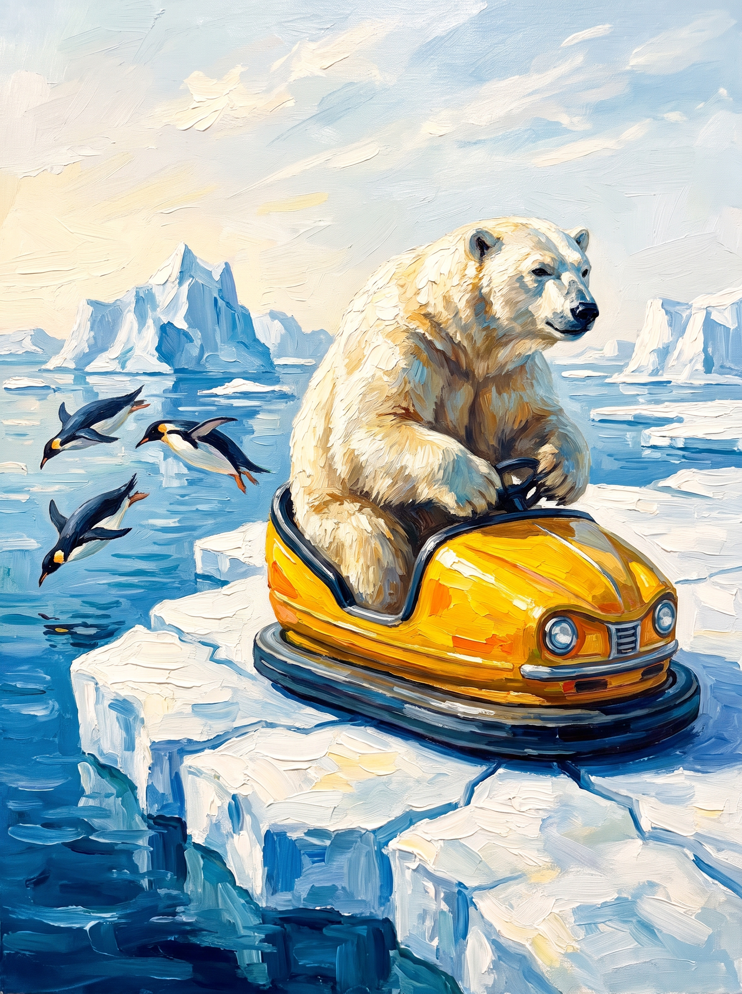 Polar Bear Bumper Car