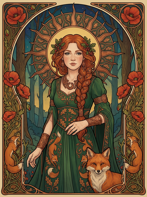 Poppy Fox Forest Maiden (80 Colors)