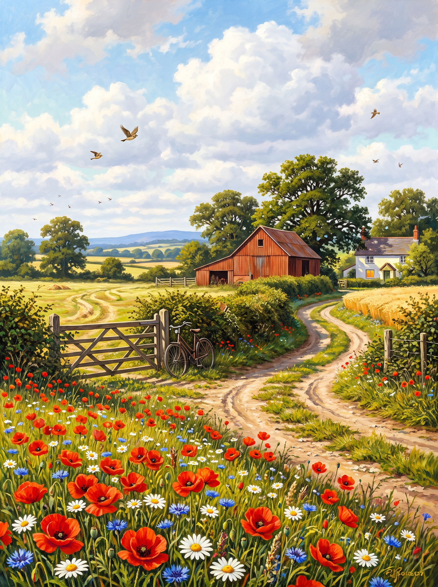 Poppy Hillside