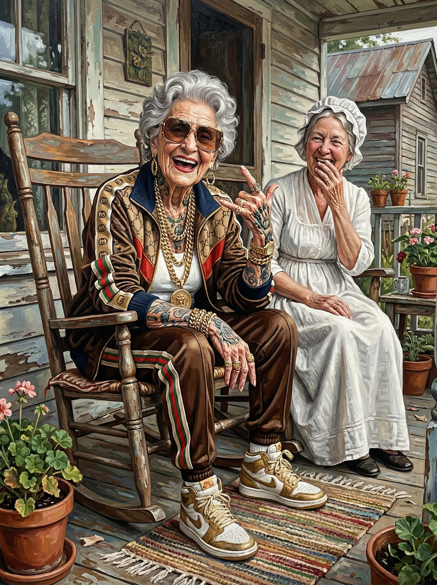 Porch Memories Together (100 Color Diamond Painting) Diamond Painting kit