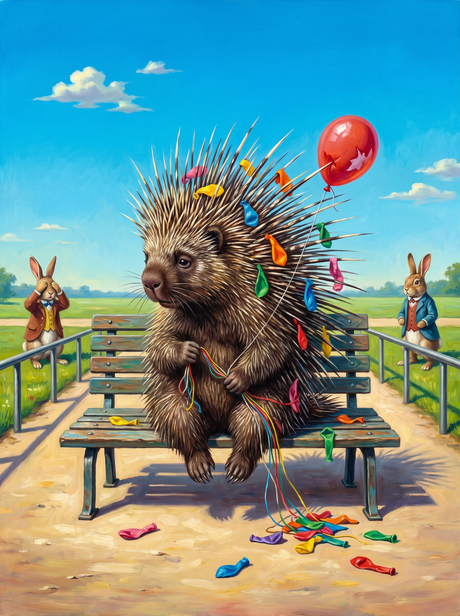 Porcupine Balloon Seller