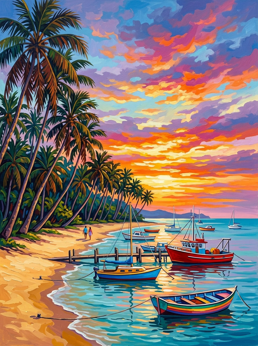 Port Douglas Tropics (150 Color Diamond Painting)