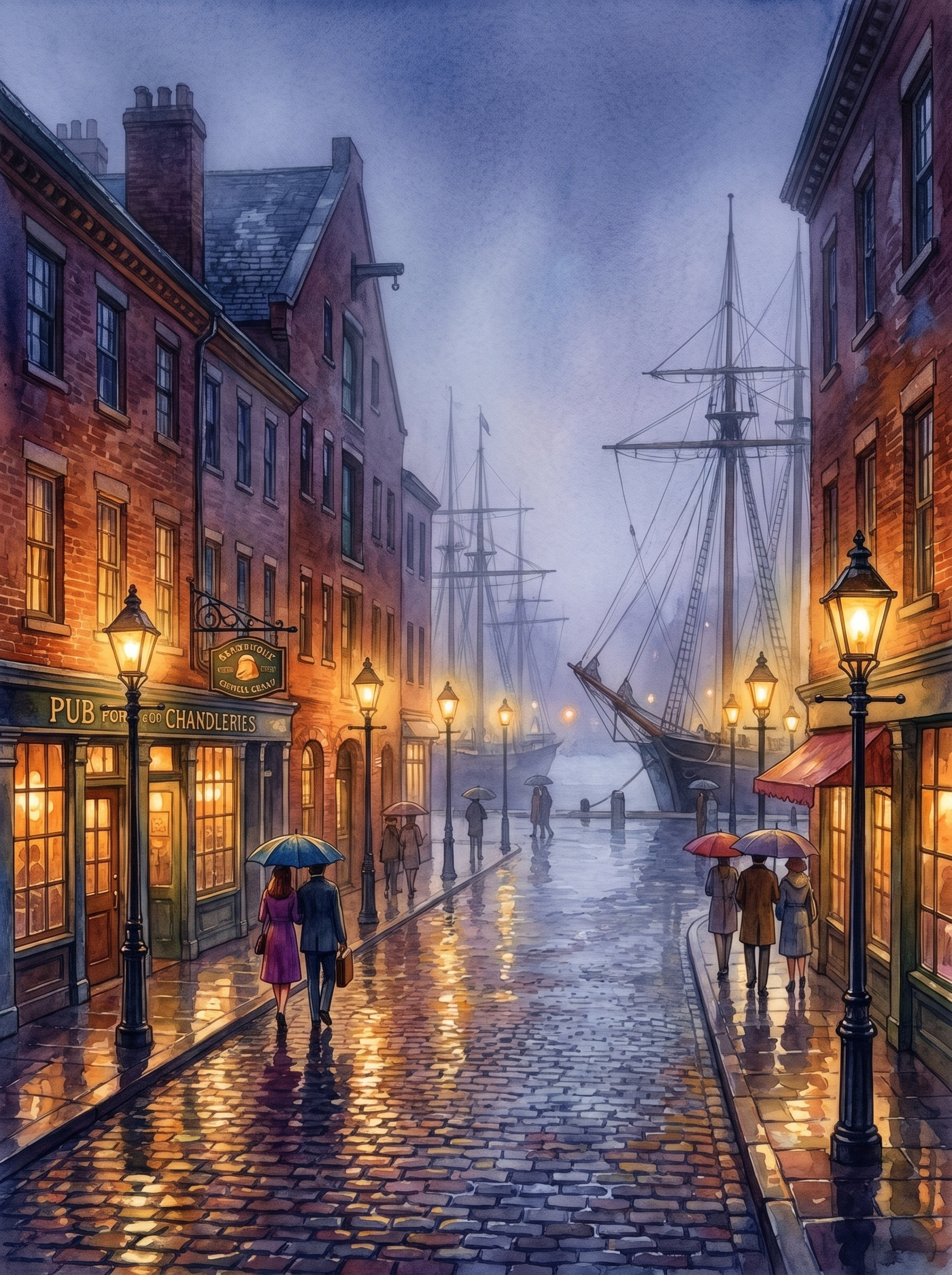 Sea Fog in Portland, Maine