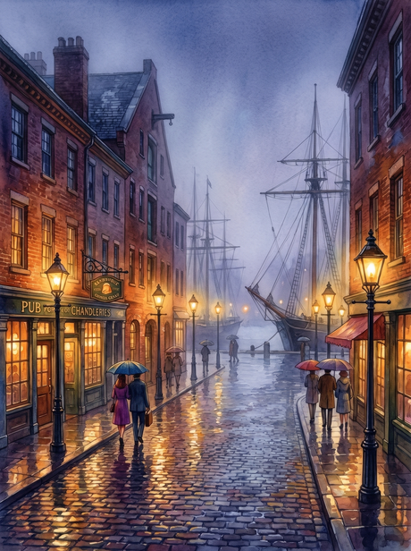 Sea Fog in Portland, Maine