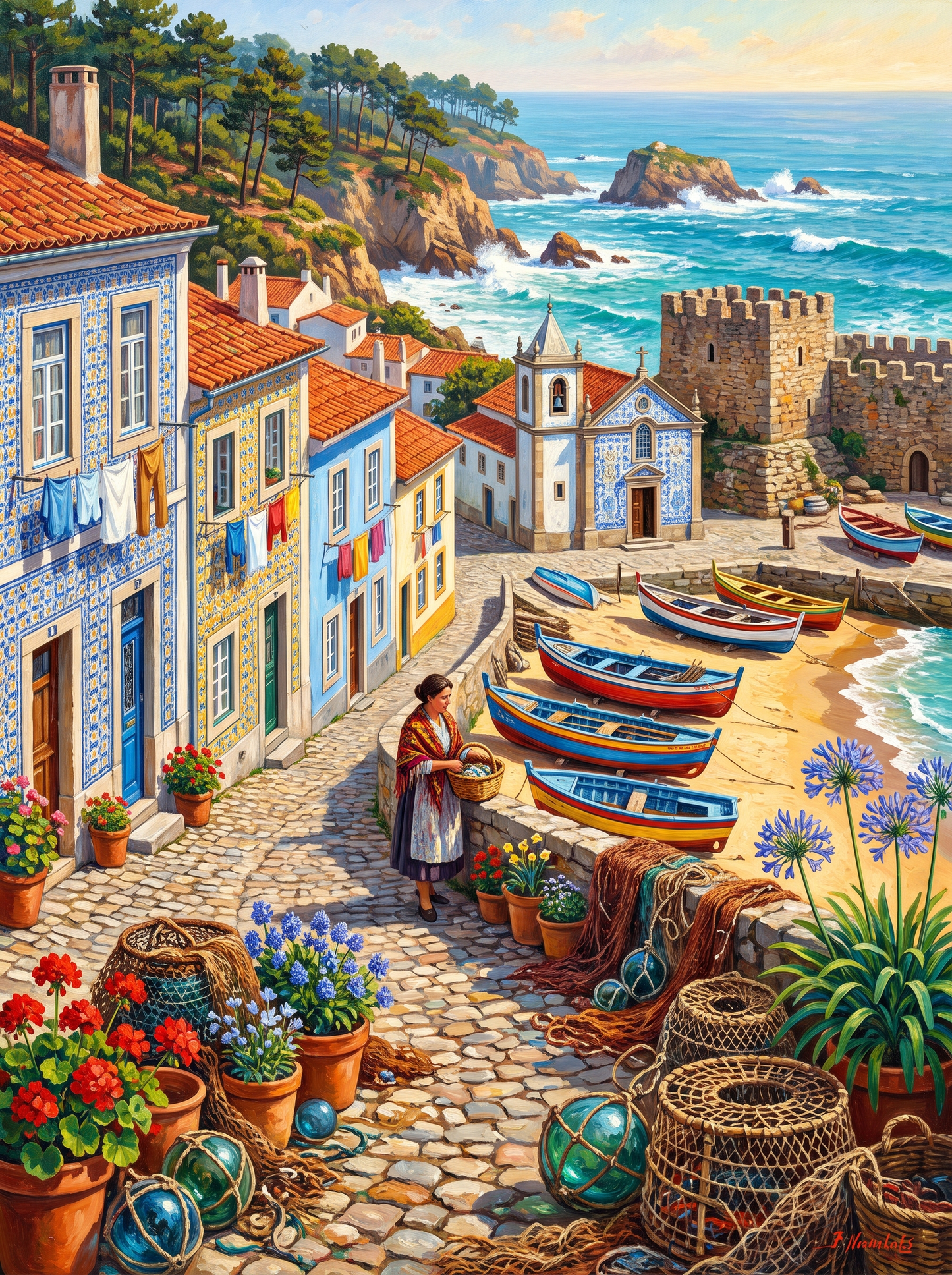 Portuguese Tiled Town