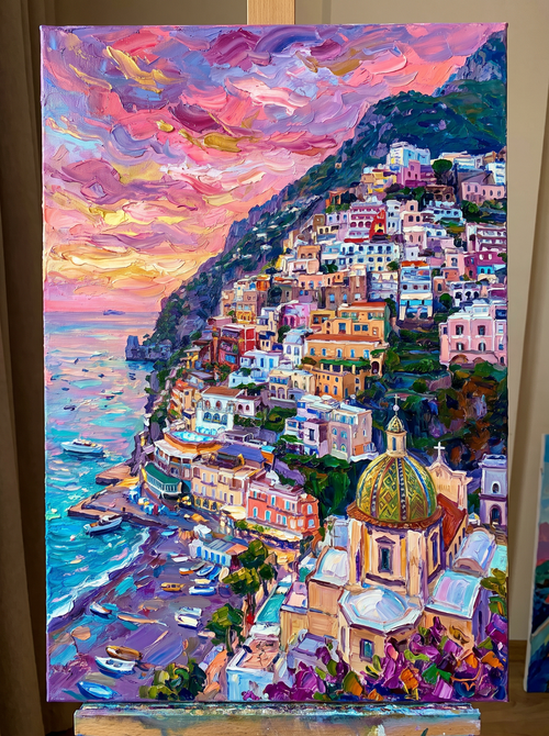 Positano Amalfi Sunset
