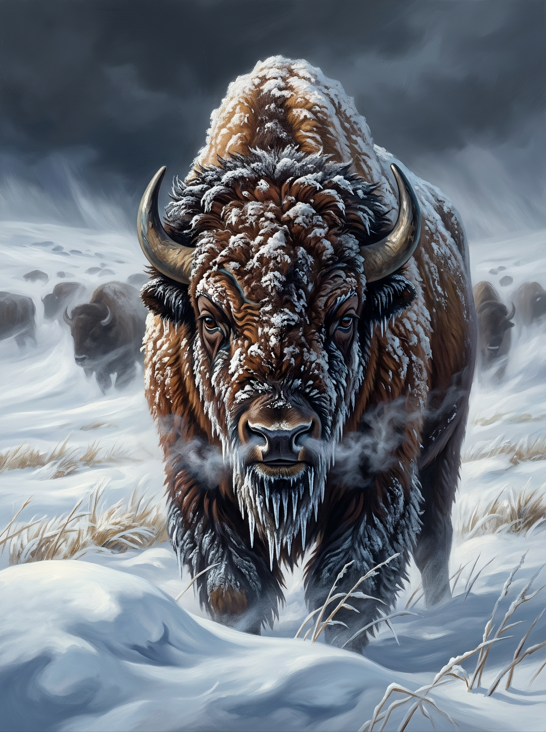 Prairie Blizzard Bison