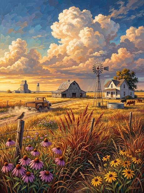 Prairie Windmill