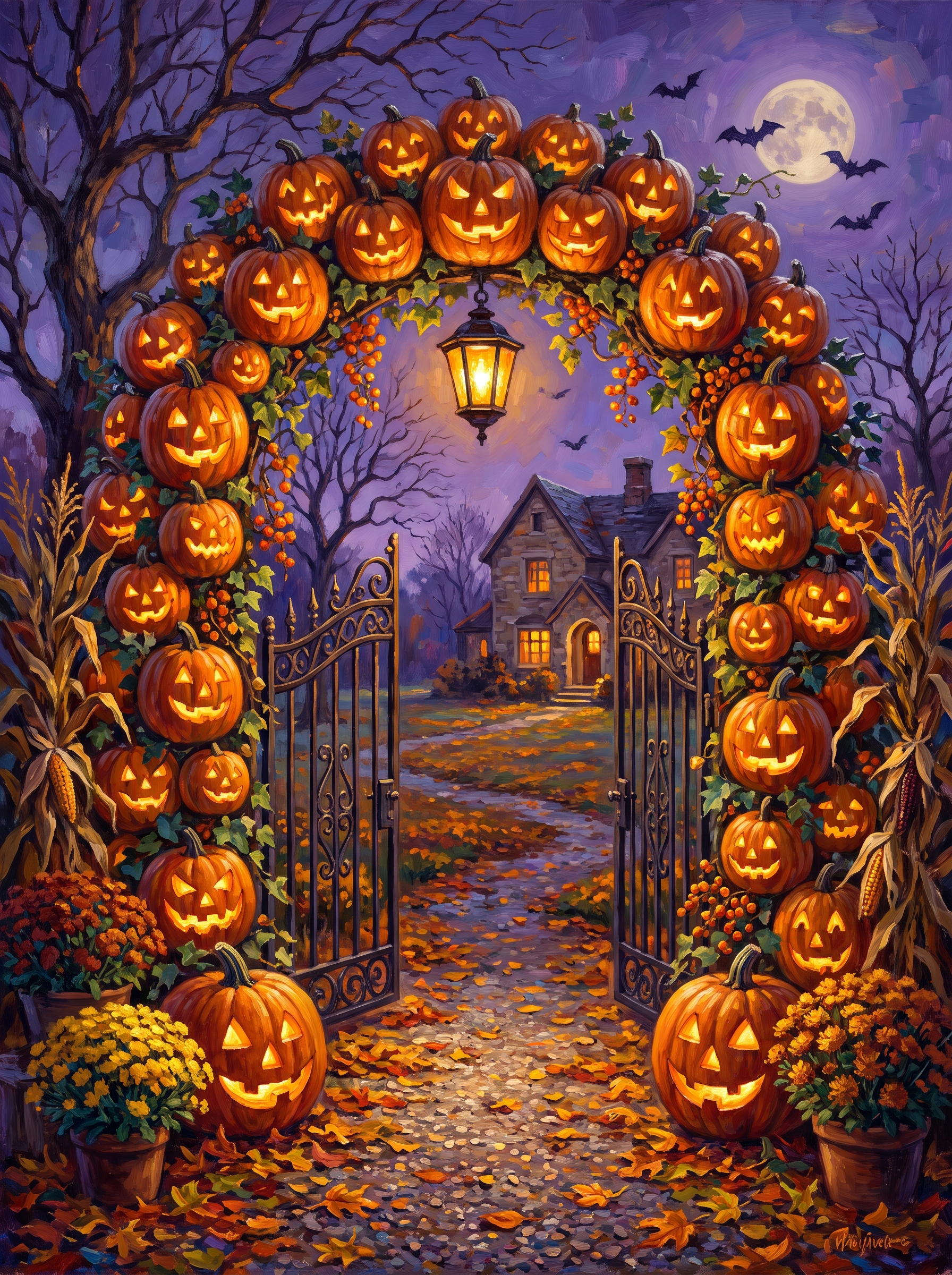 Pumpkin Arch Gate